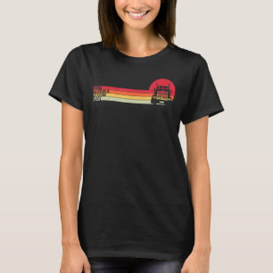 Camiseta Melhor Múmia de Caminhão Alguma Vez Mãe Retro Truc