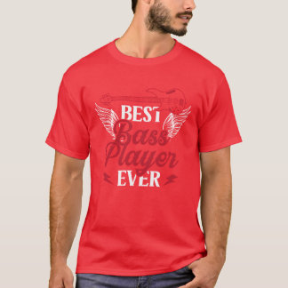 Camiseta Melhor Músico de Banda de Baixo de Todos os Tempos