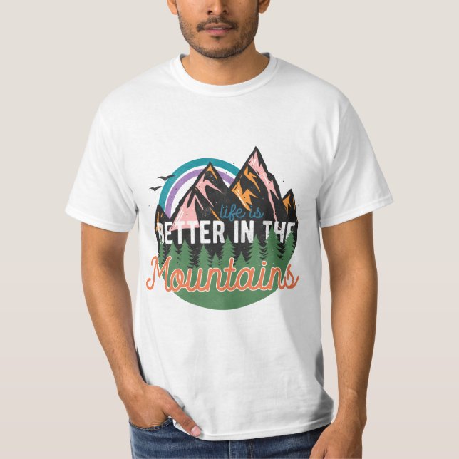 Camiseta Melhor na montanha Adventure T-shirt (Frente)