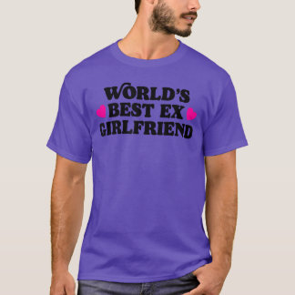 Camiseta Melhor Namorada E do Mundo Funnyrendy Namorada Mul