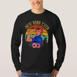 Camiseta Melhor Nana Nunca Vovó Dia de as mães Engraçado Mu
