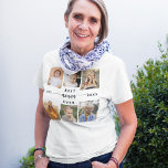 Camiseta Melhor Não Nunca - Colagem de Fotos para Netos<br><div class="desc">Celebre a "Melhor Nona Nunca" com esta camiseta personalizada de colagem fotográfica para netos. Este presente pensativo apresenta uma bela coleção de fotos carinhosas capturando momentos especiais, complementada por uma mensagem amorosa. Criado a partir de tecido macio e durável, ele oferece conforto e estilo. O design personalizado garante impressões vibrantes...</div>