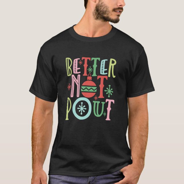 Camiseta Melhor Não Pout Engraçado Pun De Natal Sofrendo (Frente)