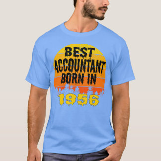 Camiseta Melhor Nascer Contabilista Na Aniversário De 1956