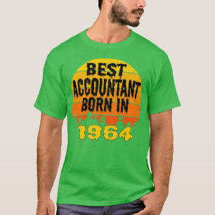 Camiseta Melhor Nascer Contabilista Na Aniversário De 1964