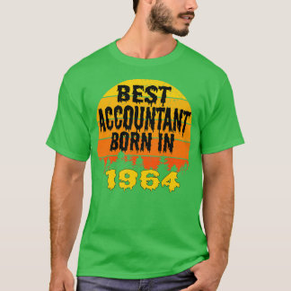 Camiseta Melhor Nascer Contabilista Na Aniversário De 1964