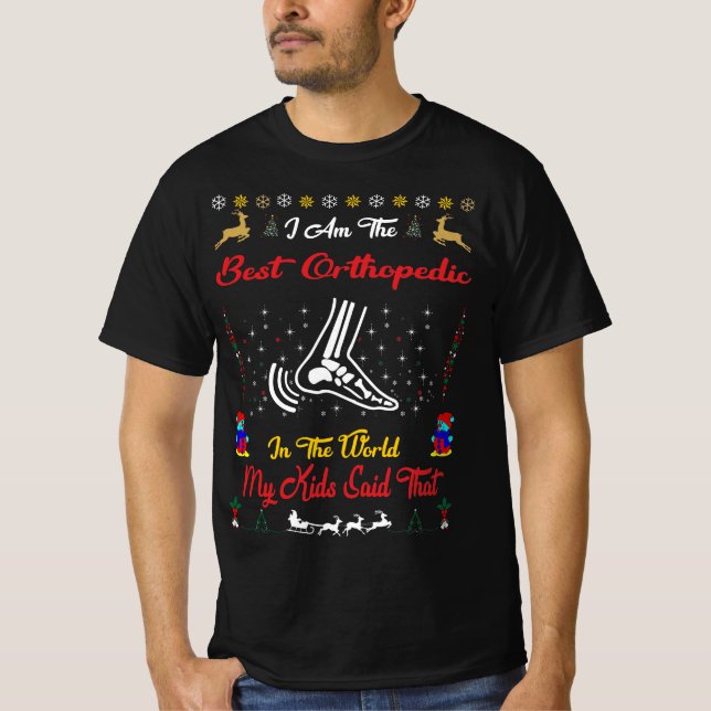 Camiseta Melhor Natal Ortopédico (Frente)