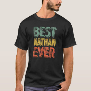 Camiseta Melhor Nathan Alguma Vez Mostra Engraçado Personal
