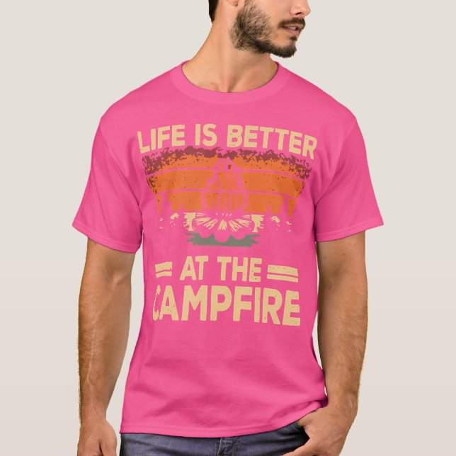 Camiseta Melhor No Acampamento Ao Longo Da Campanha (Frente)