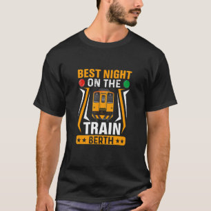 Camiseta Melhor Noite Em Comboios De Comboio Engenheiro