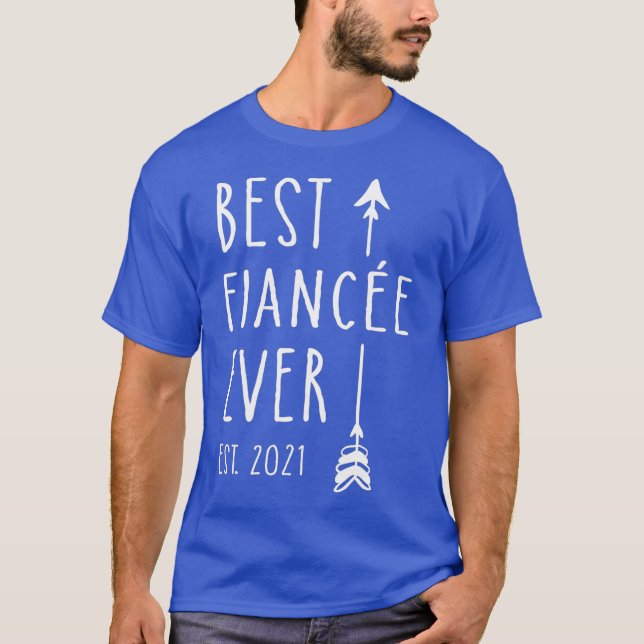 Camiseta Melhor Noiva Prometida de Todos os Tempos Est 2021 (Frente)