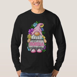 Camiseta Melhor Nonna de Todos os Tempos Gnome Feliz Dia da