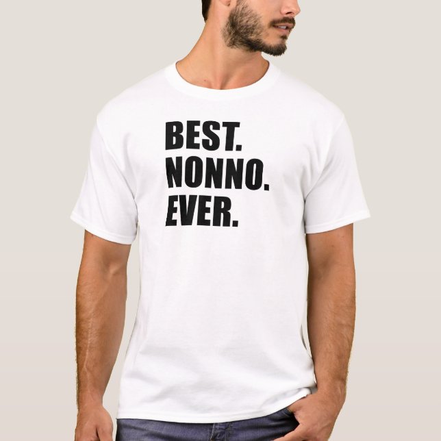 Camiseta Melhor. Nonno. Nunca (Frente)