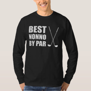 Camiseta Melhor Nonno Par Italiano Avô Golfista Trocadilho