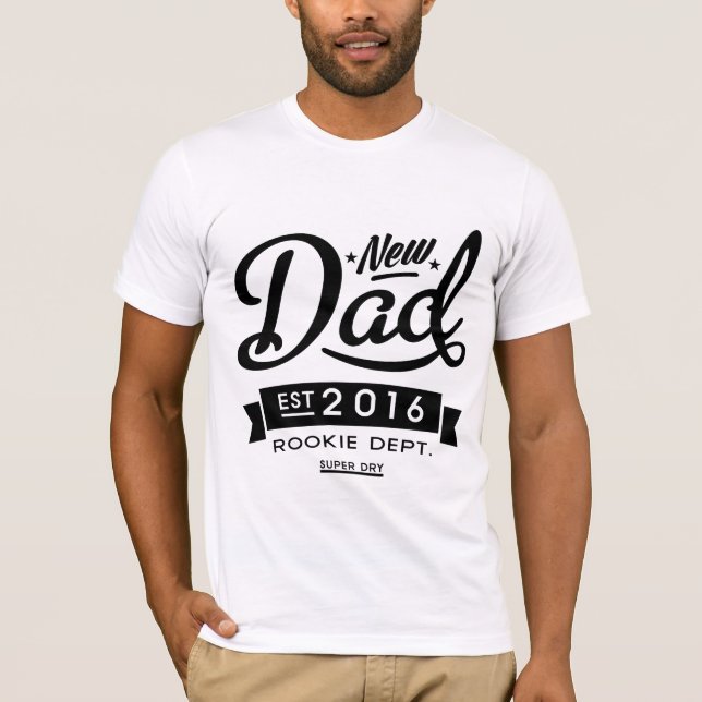 Camiseta Melhor Novo papai 2016 (Frente)