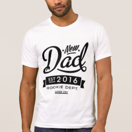 Camiseta Melhor Novo papai 2016
