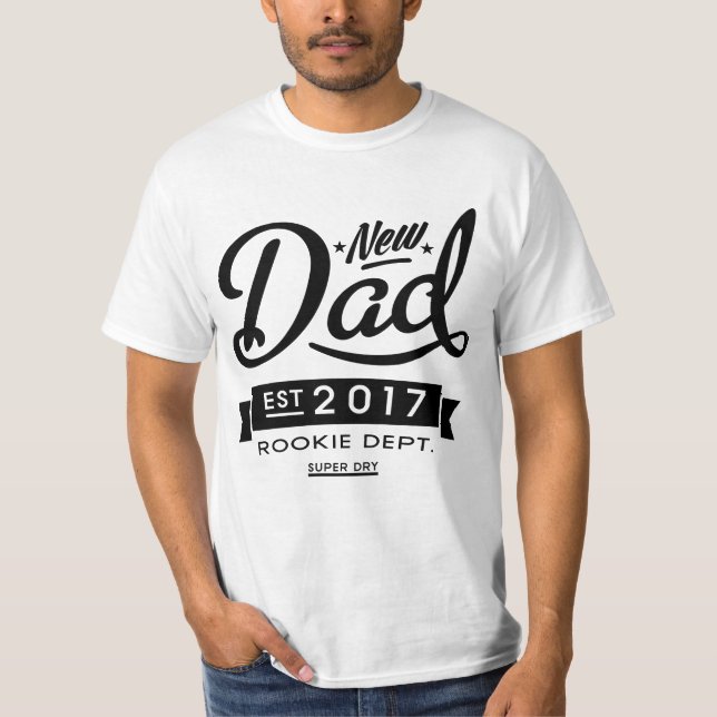 Camiseta Melhor Novo papai 2017 (Frente)