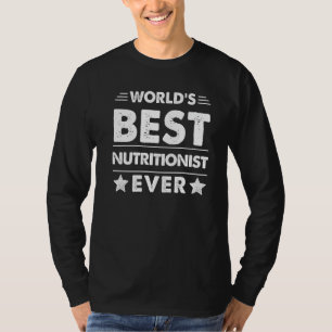 Camiseta Melhor Nutricionista do Mundo em 1° Ano