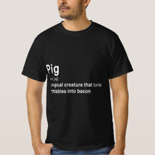 Camiseta Melhor oferta divertida de definição de bacon e po