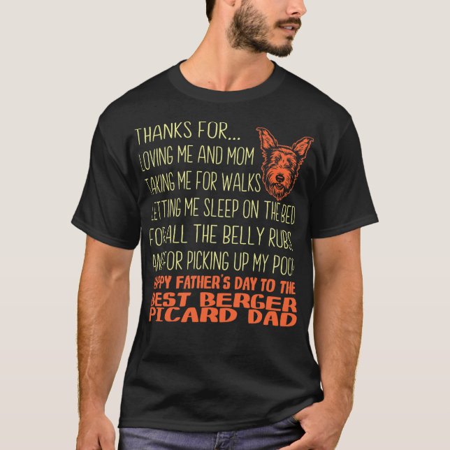 Camiseta Melhor oferta do Dia de os pais Berger Picard (Frente)