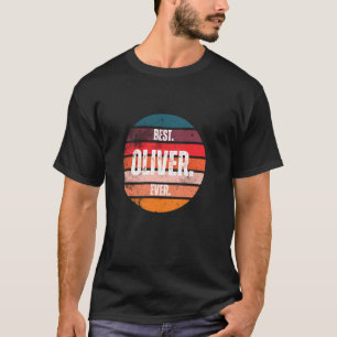 Camiseta Melhor Oliver Já Engraçado Personalizar a Piada do