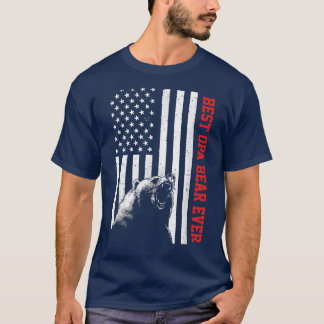 Camiseta Melhor Opa Bear De Todos Os Estados Unidos Dia de 