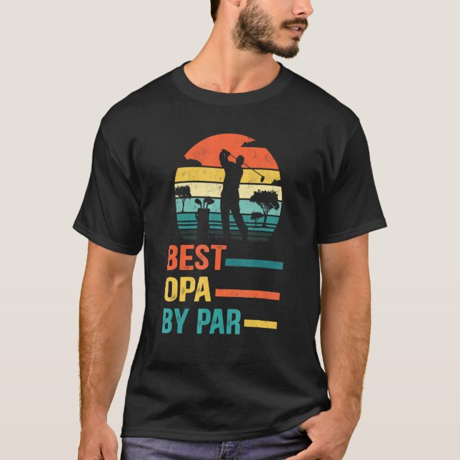 Camiseta Melhor Opa De Pai Par Golf Golfe (Frente)