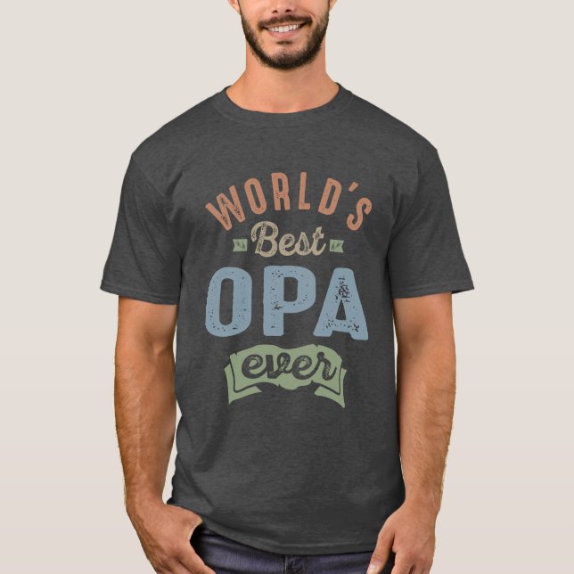 Camiseta Melhor Opa do Mundo (Frente)