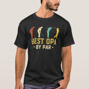 Camiseta Melhor Opa Engraçado De Par Dia de os pais Golf