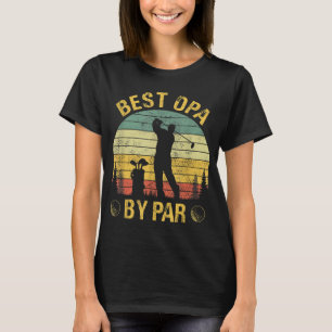 Camiseta Melhor Opa Por Par Golf Dia de os pais Engraçado
