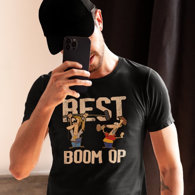 Camiseta Melhor Operação de Boom - Tripulação de Filmes (Criador carregado)