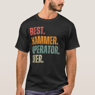 Camiseta Melhor Operador de Hammer Funny Handyman