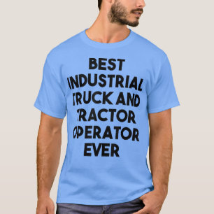 Camiseta Melhor Operador De Trator E Caminhão Industrial