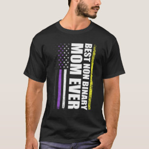Camiseta Melhor Orgulho gay Da Mãe Não Binária