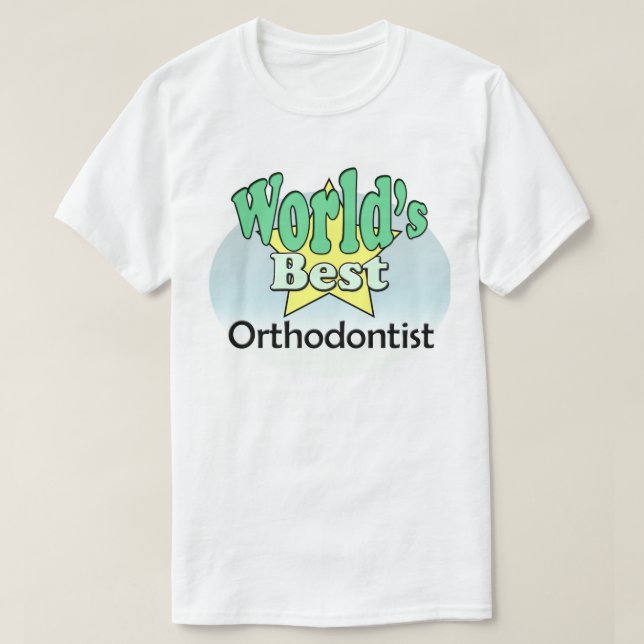 Camiseta Melhor Ortodontista do Mundo (Frente do Design)