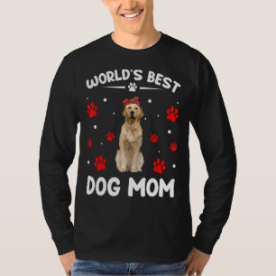 Camiseta Melhor Ouro do Mundo Cachorro do Retriever Mãe Mãe