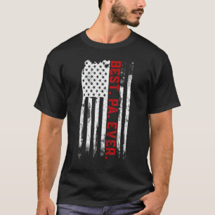 Camiseta Melhor Pa Todos Os Estados Unidos Bandeira Dia dos
