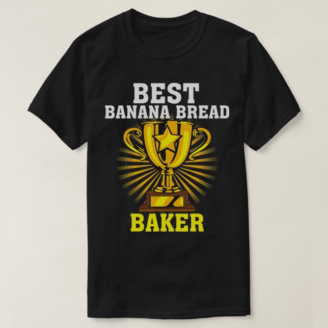 Camiseta Melhor padeiro de bananeira encantado - pasteleiro (Frente do Design)