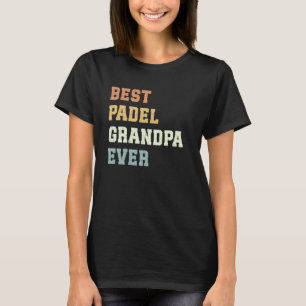 Camiseta Melhor Padel Avô De Dia de os pais Engraçado Padel