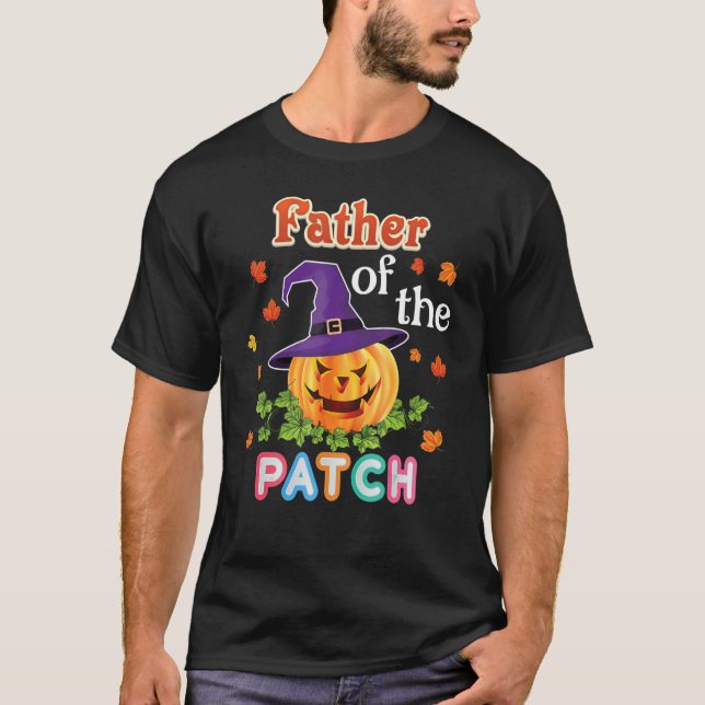 Camiseta Melhor Padre Da Cicatriz De Abóbora De Halloween (Frente)