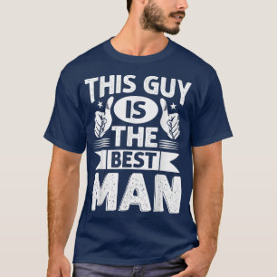 Camiseta Melhor Padrinho de casamento De Casamento Homem So