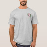 Camiseta Melhor Padrinhos de casamento do Groom Casando Bou<br><div class="desc">Apresenta uma ilustração original de uma bonito rosa rosa cor-de-rosa flor do botão boutonniere, rodeada por uma delicada respiração do bebê. Perfeito para uma despedida de solteiro ou presente de padrinhos de casamento! Coordenando designs de casamento disponíveis. O Designer está disponível para criar e carregar designs personalizados para corresponder às...</div>