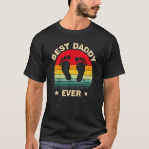 Camiseta Melhor Pai Alguma Vez Homens Vintage Retro Decor P