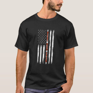 Camiseta Melhor Pai Alguma Vez Patriótica Grunge American F