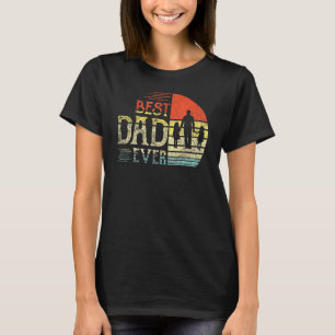 Camiseta Melhor Pai Alguma Vez Vintage Melhor Pai Nunca Com