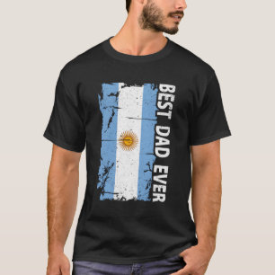 Camiseta Melhor Pai Argentino Já Dia de os pais Argentina F