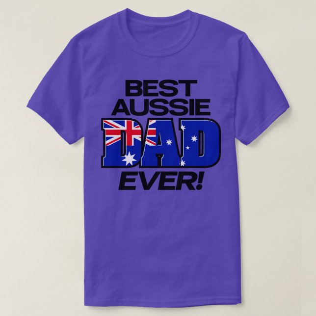 CAMISETA MELHOR PAI AUSSIE (Frente do Design)