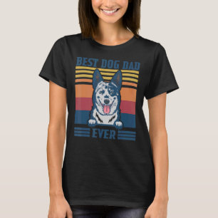 Camiseta Melhor Pai Australiano De Bovinos Nunca Pai De Cão