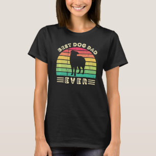 Camiseta Melhor Pai Australiano de Pastores para pais homen