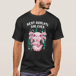 Camiseta Melhor Pai Axolotl De Salamandra Engraçado Humor A